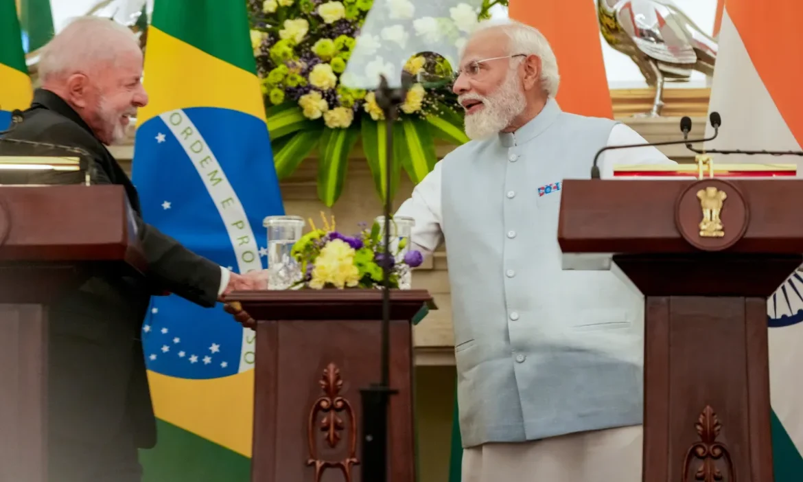 भारत-ब्राजील का बड़ा लक्ष्य: अगले 5 वर्षों में 20 अरब डॉलर का व्यापार करेंगे दोनों देश, महत्वपूर्ण समझौते पर हस्ताक्षर