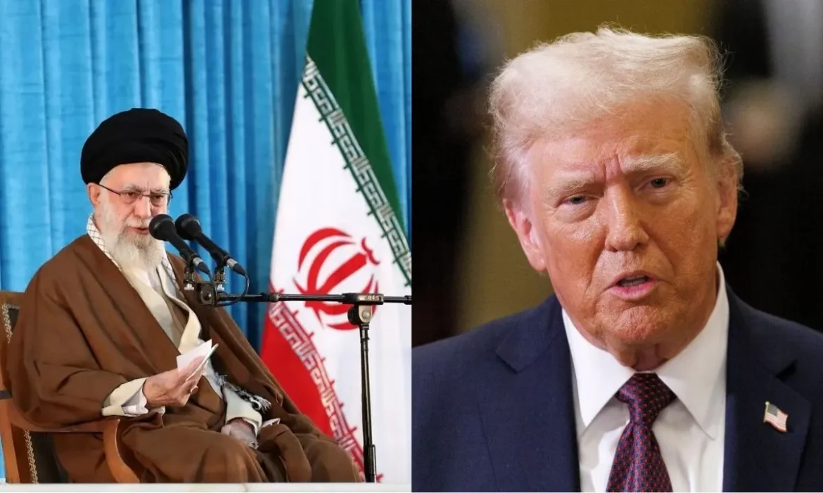 Ayatollah Ali Khamenei blunt message Donald Trump
