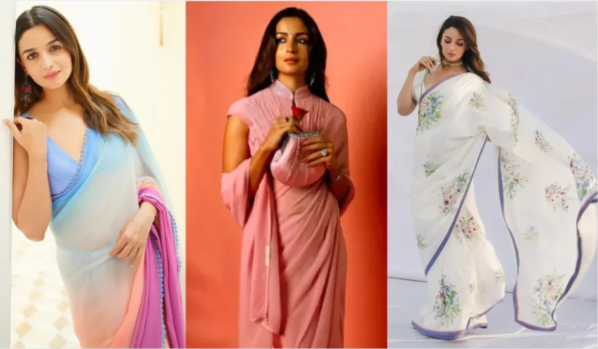 Alia Bhatt Saree Looks