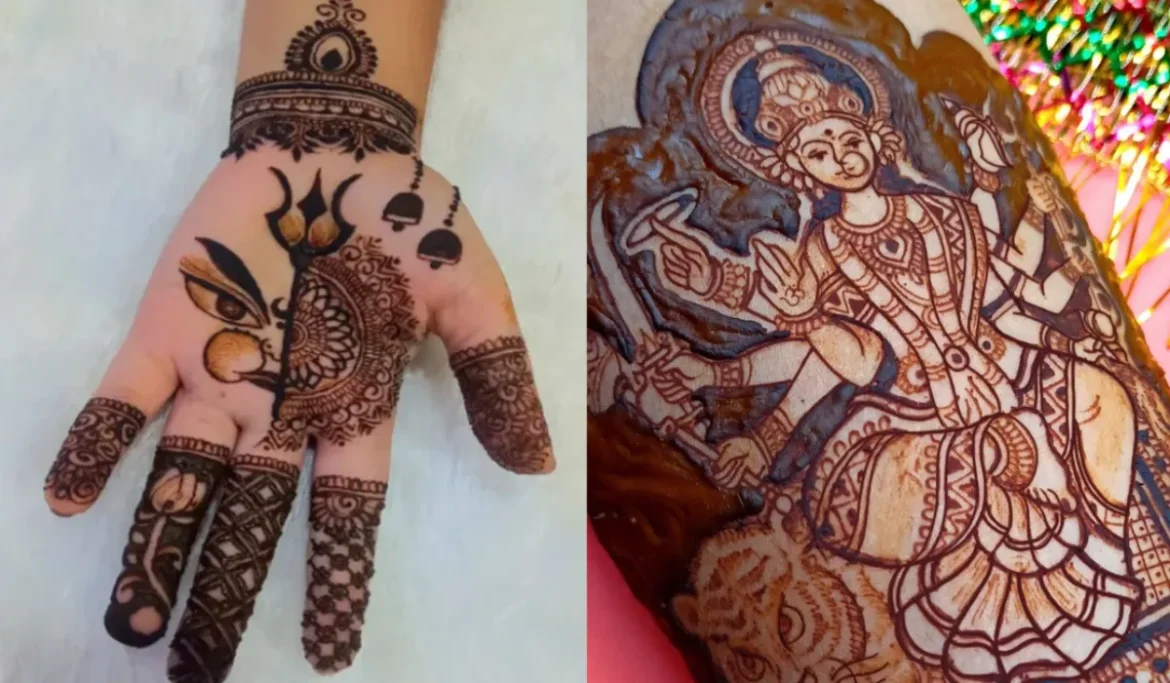 Navratri Mehndi Design