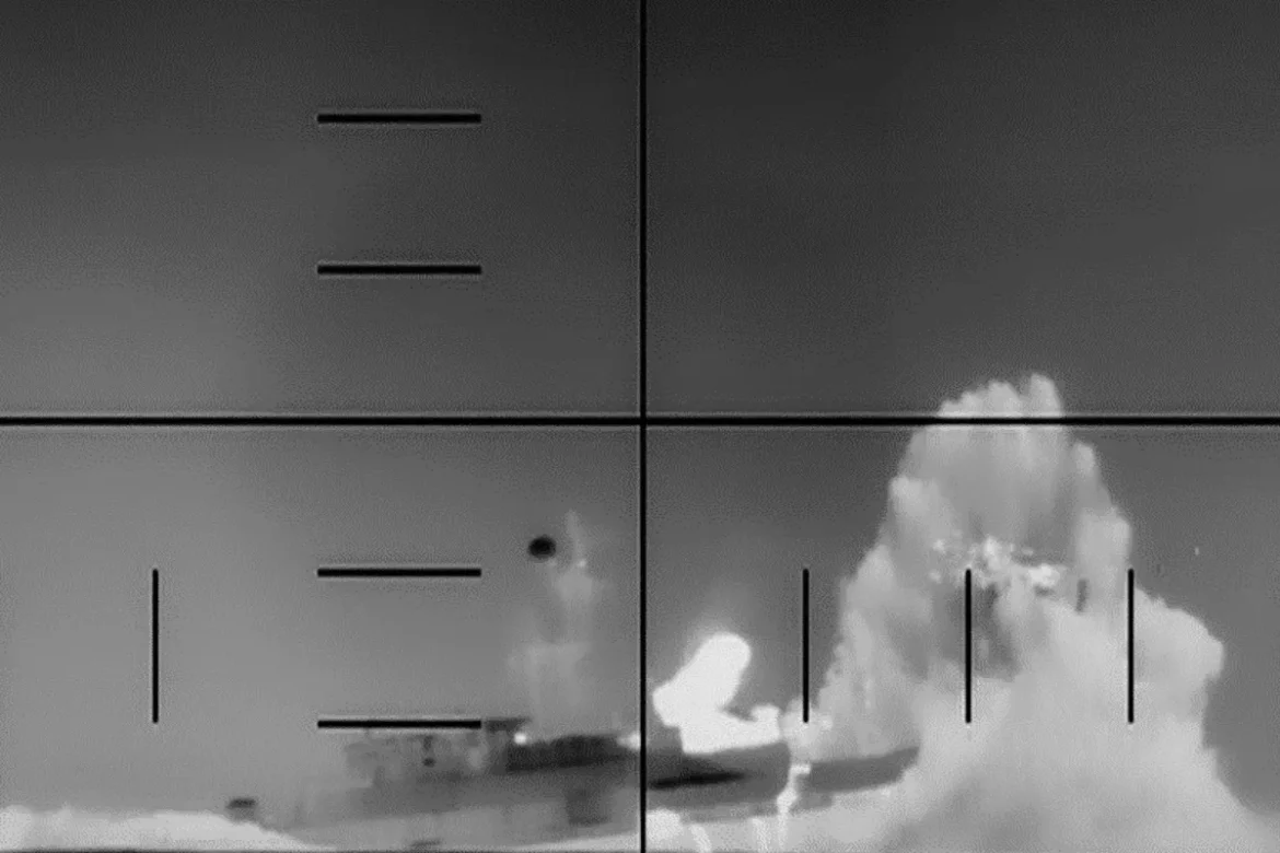 US Sinks Iranian Battleship