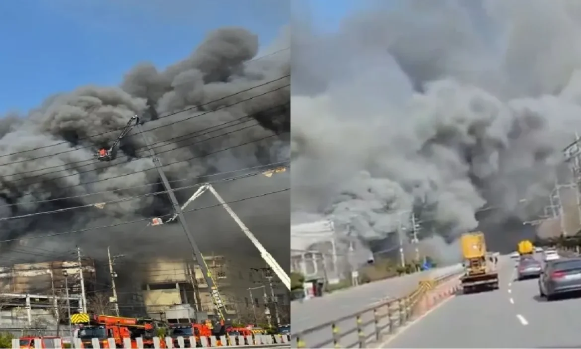 South Korea fire auto parts factory injured 53 people