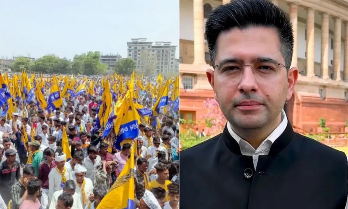 Raghav Chadha takes aim at AAP