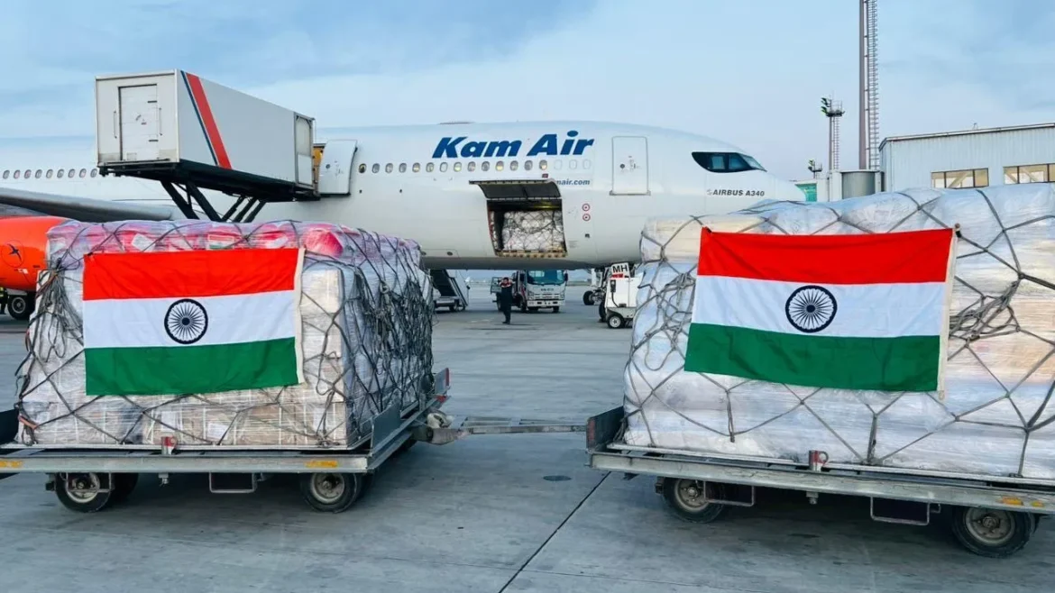 India Sent emergency Relief
