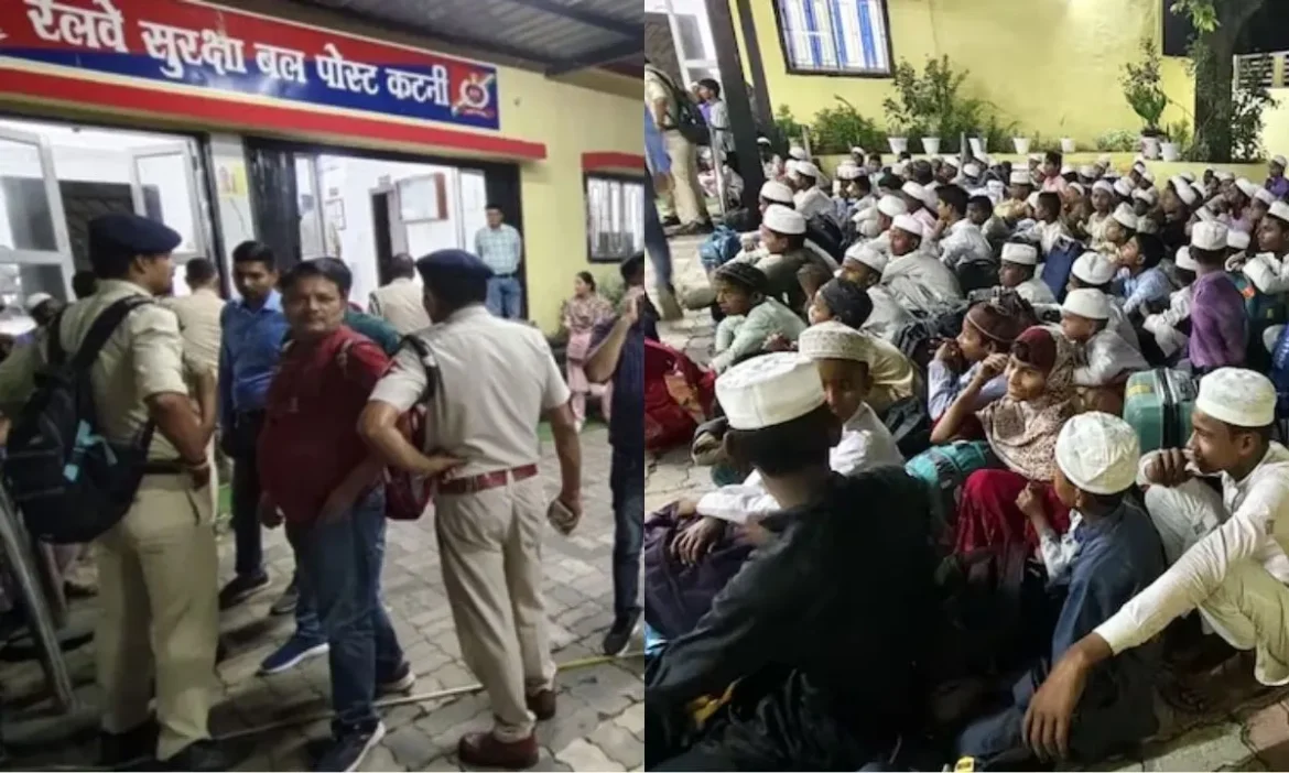 163 minors boys trafficked Maharashtra rescued train MP Katni