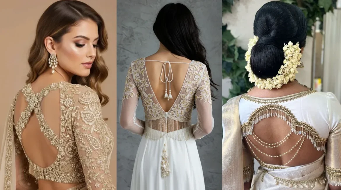 Unique Blouse Back Designs