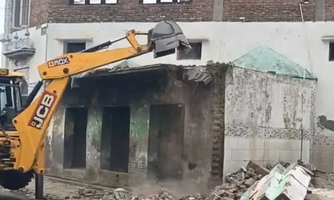 Bulldozer rolls again in Sambhal