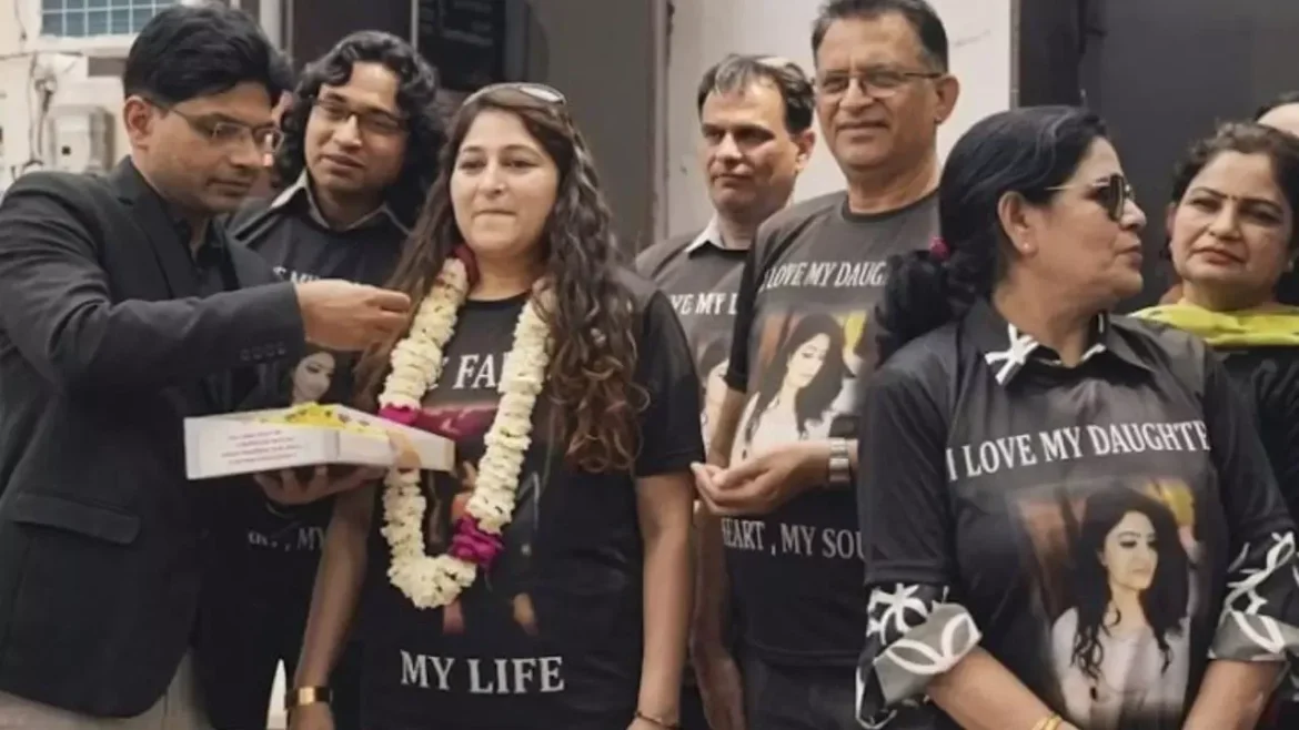 father welcomes daughter