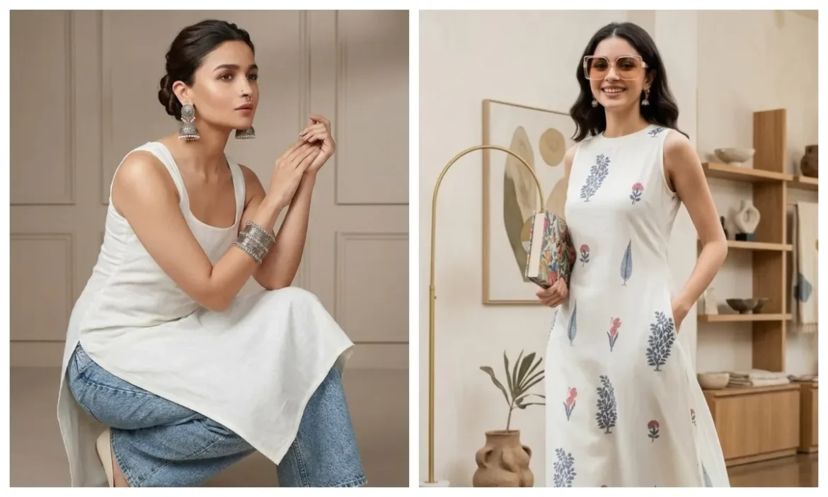 Sleeveless Kurta Sets पहनकर गर्मी में दिखें सबसे कूल और स्टनिंग, इन 6 ऑप्शन्स के साथ बनाएं अपनी अलग पहचान