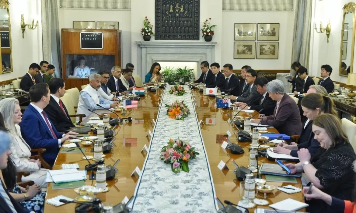 Meeting of Foreign Ministers Quad countries Delhi