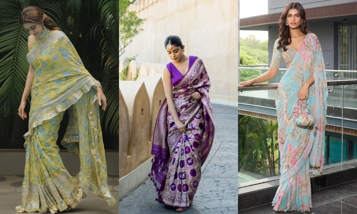 इस Season छा जाएंगी ये साड़ियां, पहनकर Wedding Guests को फंक्शन में मिलेगा रॉयल लुक