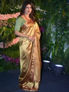 Traditional Jewellery Fashion from Kanjeevaram Saree