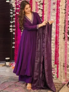classy summer season Anarkali kurta sets