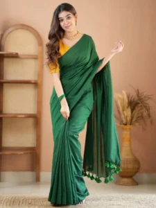 Wear Cotton Saree look special staying cool summer