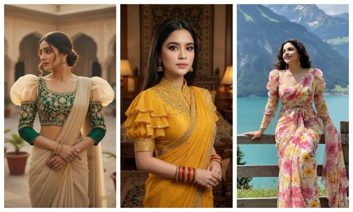 पफ से लेकर बेल स्लीव्स तक! ये 6 फैंसी Blouse Sleeve Designs देंगे आपको एथनिक लुक के साथ स्टाइलिश ट्विस्ट