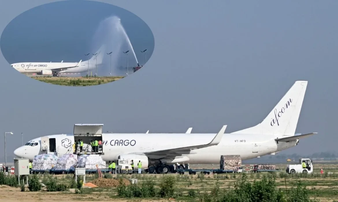 Noida International Airport freight operations
