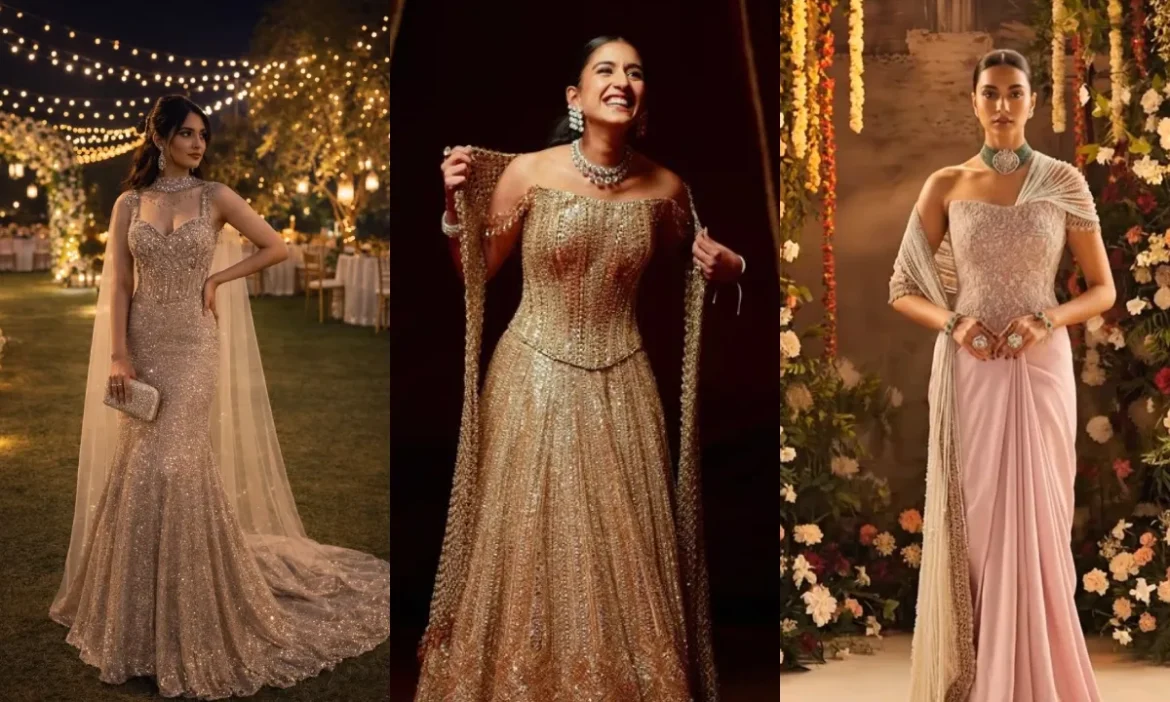दुल्हन का स्टाइल गेम होगा ऑन पॉइंट! रिसेप्शन, संगीत और कॉकटेल के लिए Indo-Western Gown बन रहे हैं लड़कियों की पहली पसंद