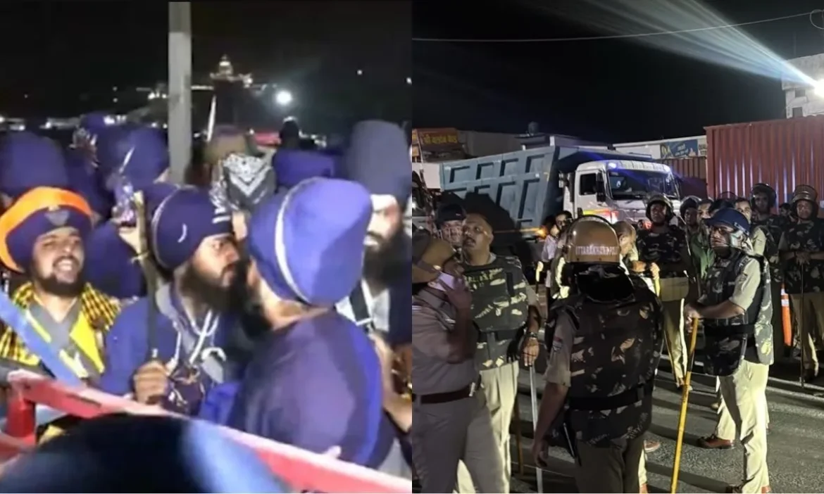 Standoff Nihangs and police Uttarakhand