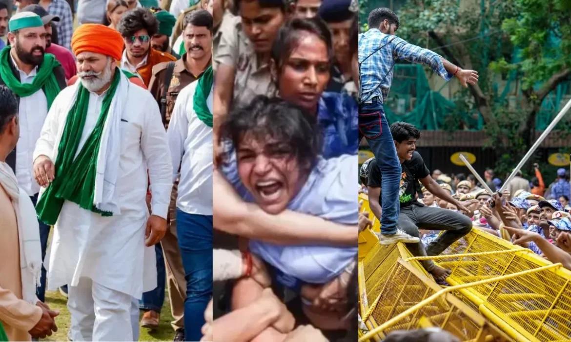 Protest In Modi Government