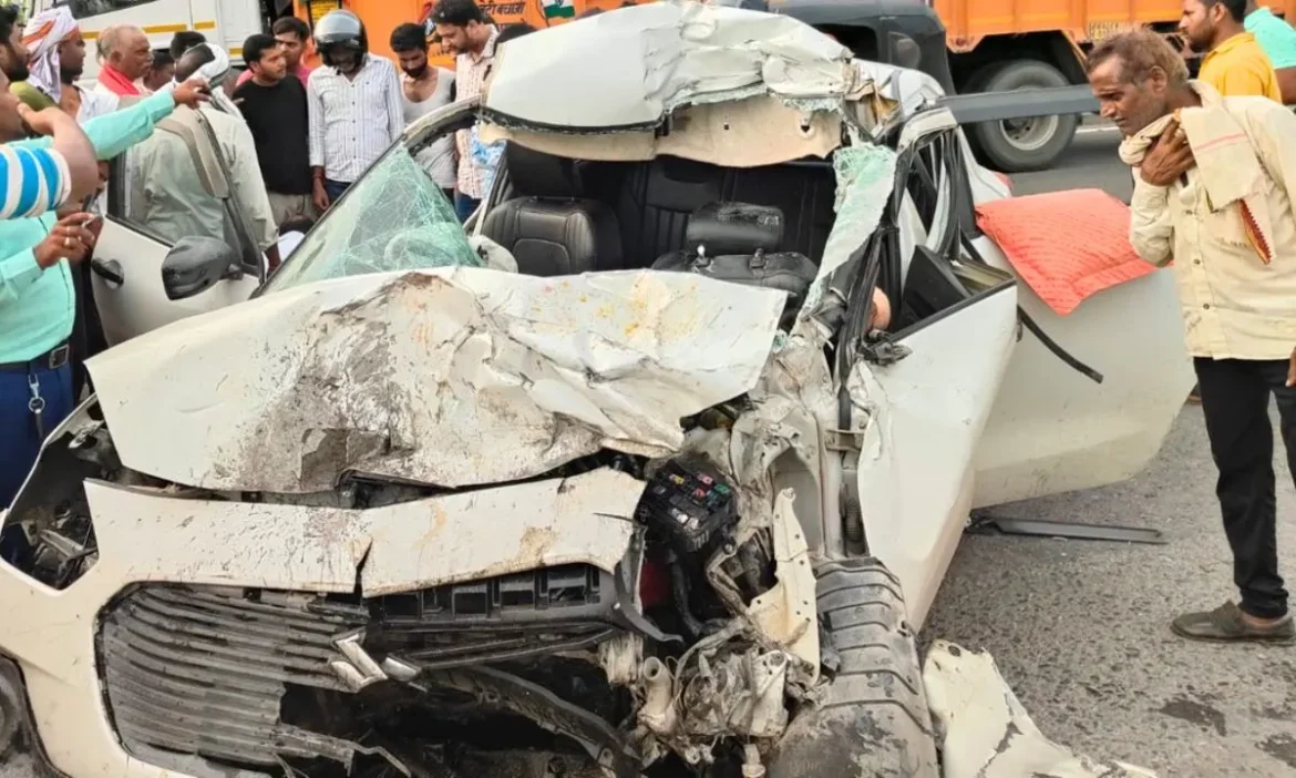 Bhadohi Car Truck Accident