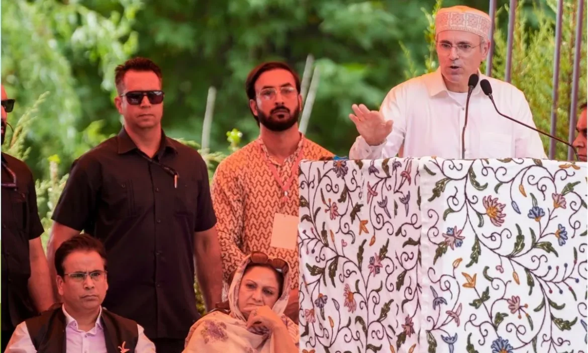 BJP J&K govt split National Conference CM Abdullah