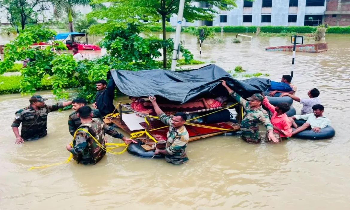 Gujarat Flood Rescue Operation