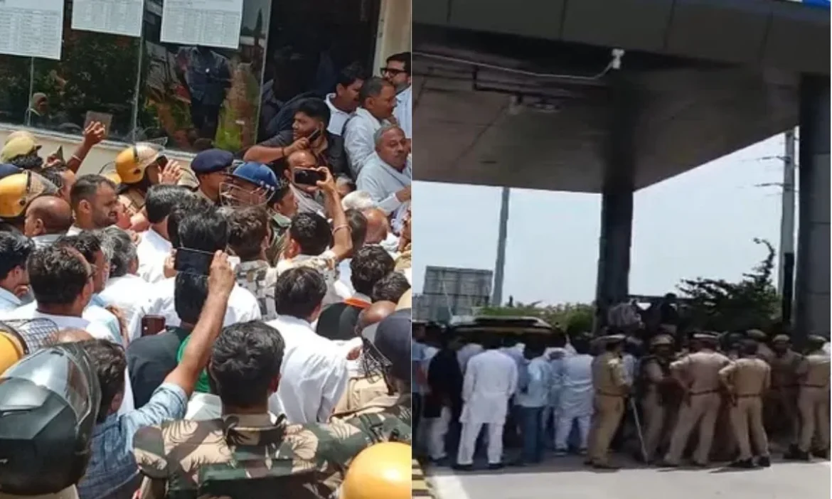 Congress delegation stopped police Dalit woman Meerut
