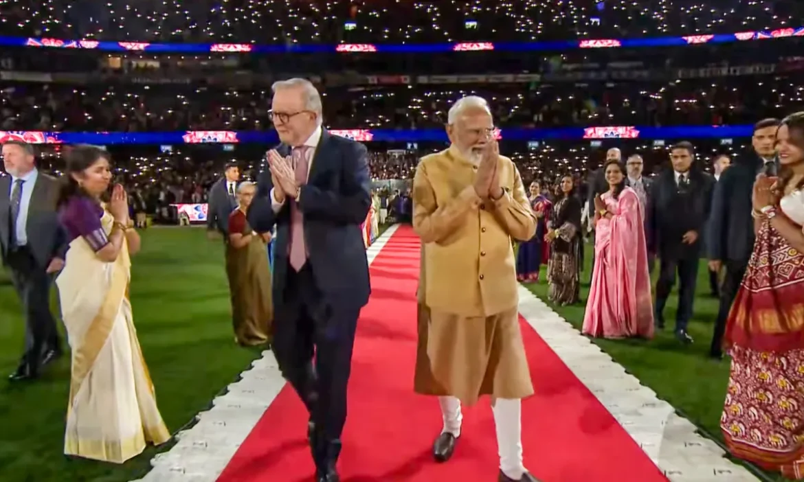 मेलबर्न में गूंजा 'मोदी-मोदी': प्रवासी भारतीयों के भव्य कार्यक्रम में उमड़ी भीड़