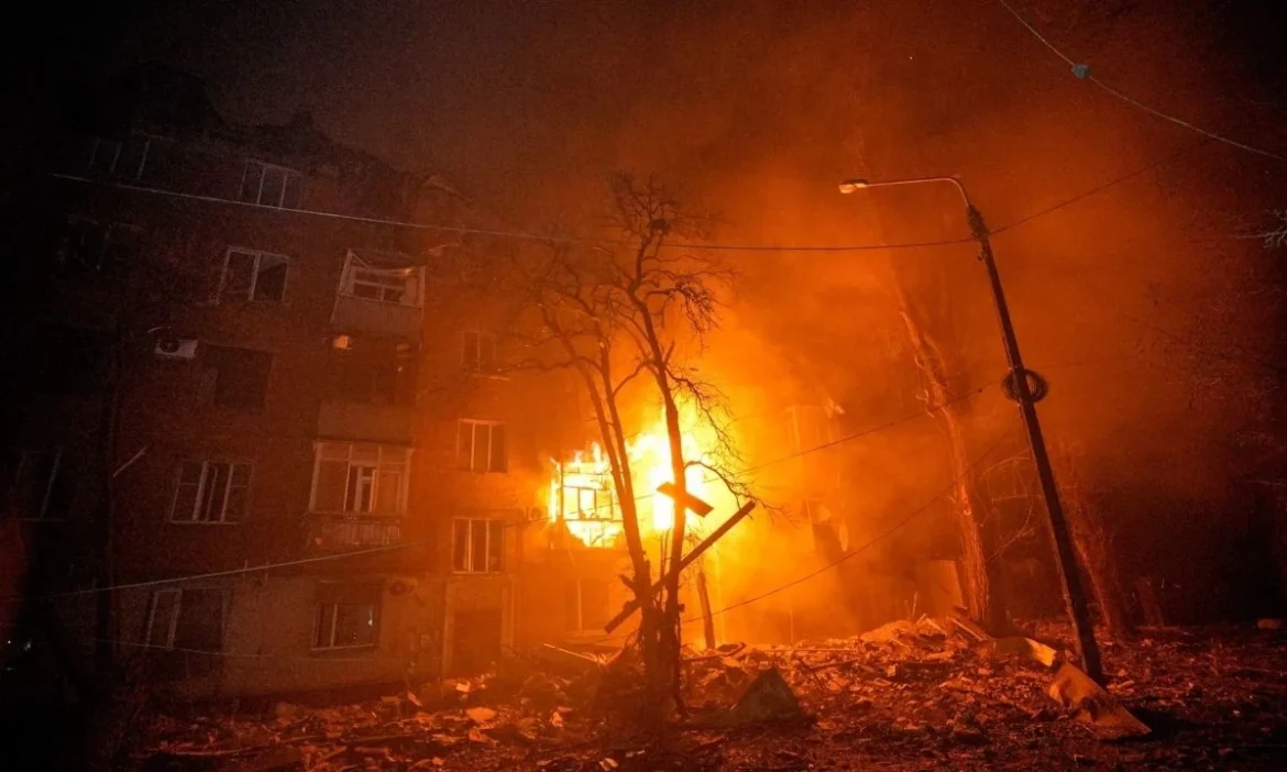 Russian missile drone strikes Ukraine
