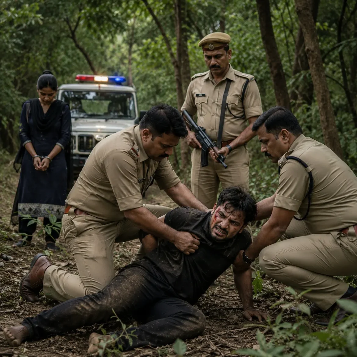 Cow slaughter injured police encounter UP Baghpat