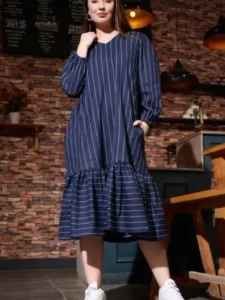 Handloom fabric dress
