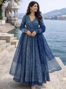 cotton anarkali