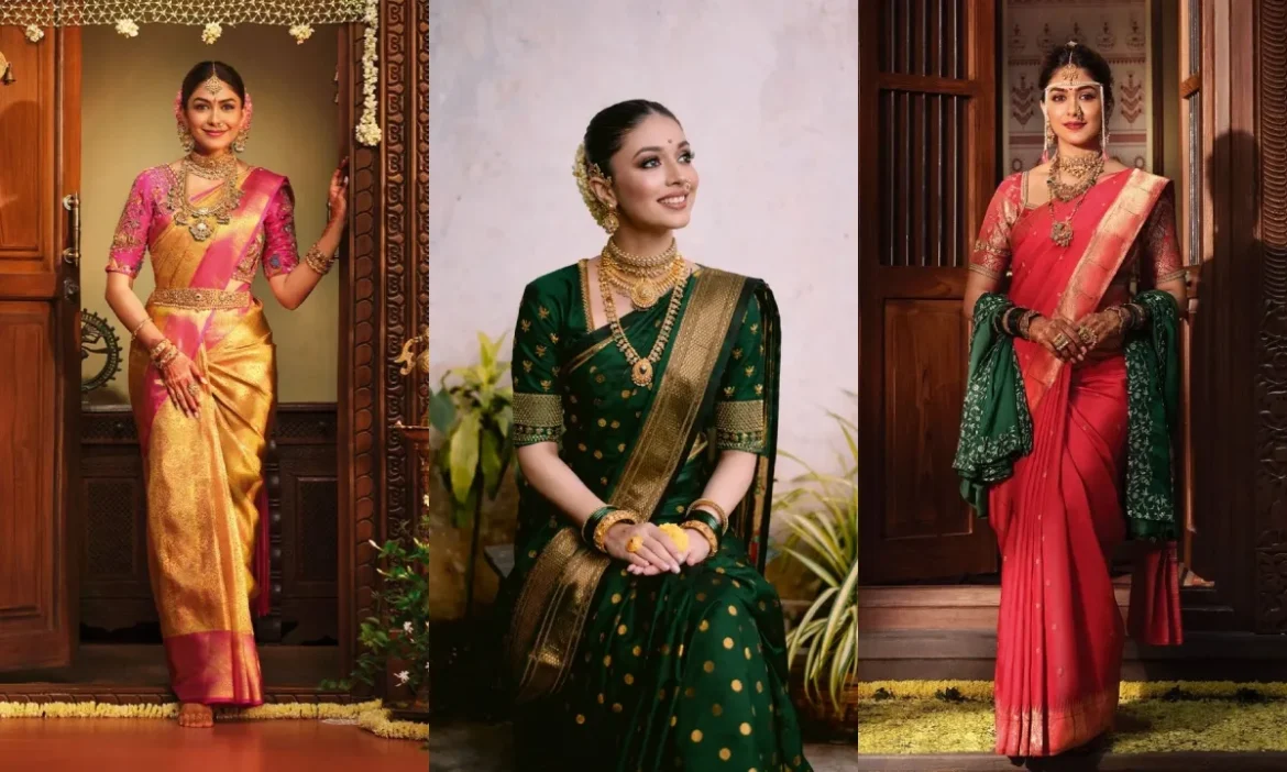 मराठी ब्राइड के लिए बेस्ट हैं ये 6 Silk Saree कलर्स, शादी के हर फंक्शन में दिखेंगी सबसे खूबसूरत