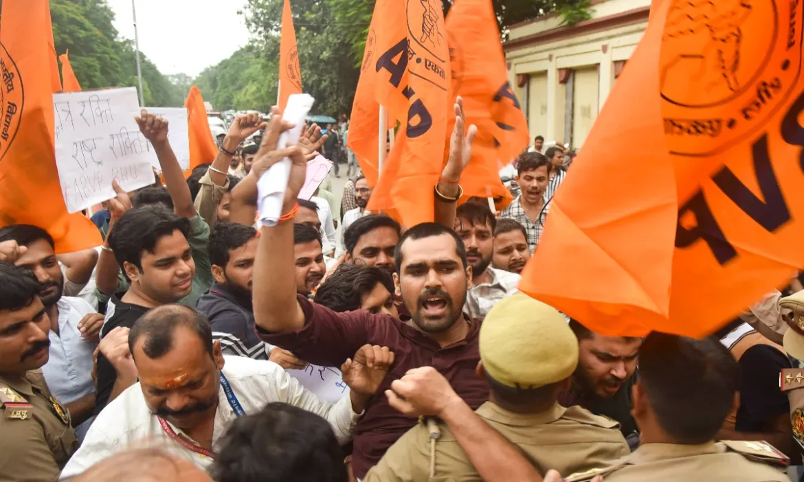 Jharkhand ABVP Protest
