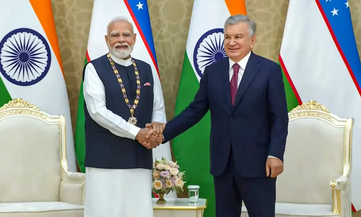 मोदी-मिर्जियोयेव मुलाकात: 2030 तक सालाना 5 अरब डॉलर का होगा द्विपक्षीय व्यापार, भारत को यूरेनियम भी देगा उज्बेकिस्तान