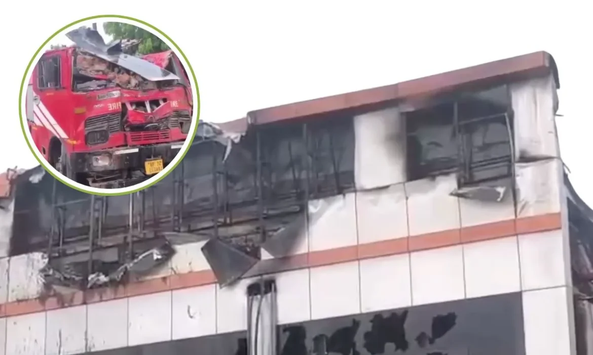 Noida Electronic Chip Unit Fire