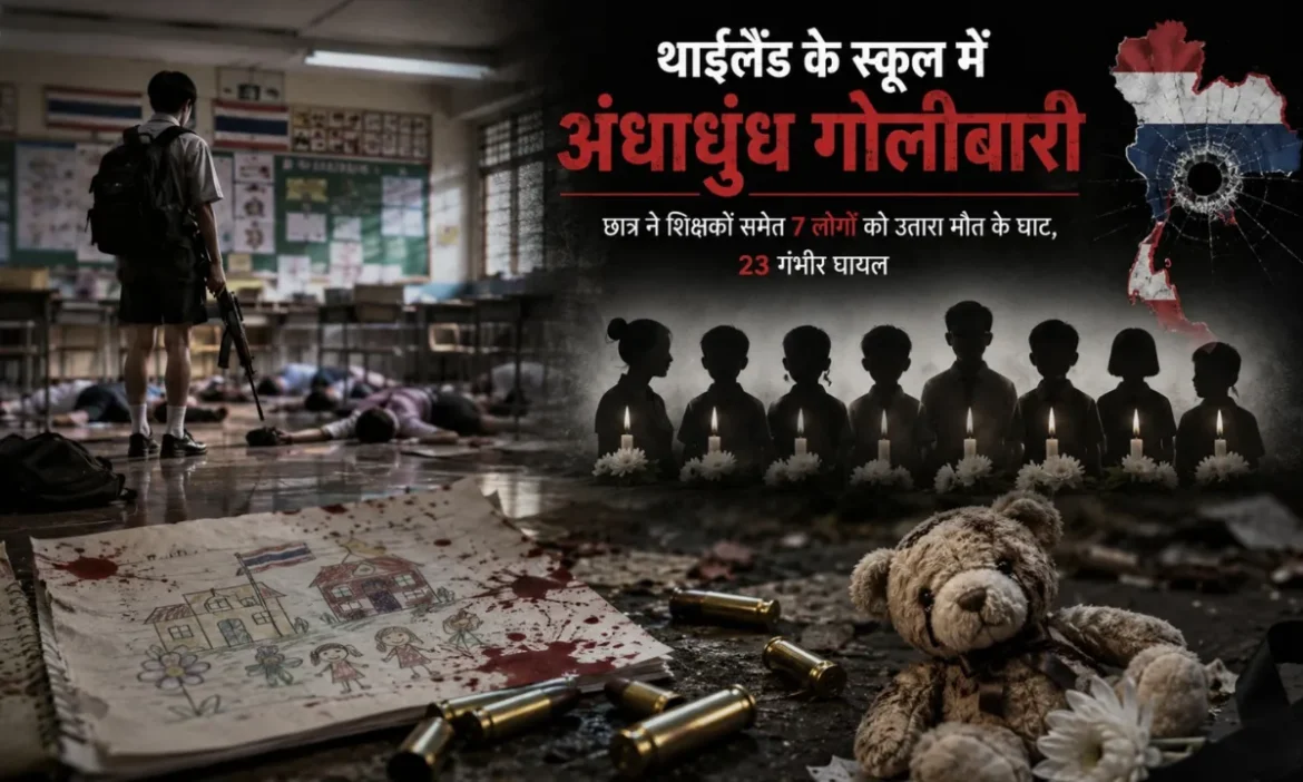 थाईलैंड के स्कूल में अंधाधुंध गोलीबारी: छात्र ने शिक्षकों समेत 7 लोगों को उतारा मौत के घाट