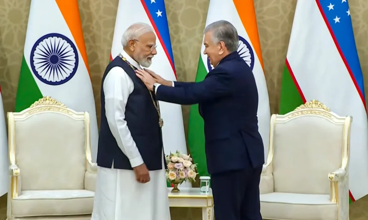 PM मोदी को मिला उज्बेकिस्तान का सर्वोच्च नागरिक सम्मान , बोले-यह मेरा नहीं, 1.4 अरब देशवासियों का गौरव है