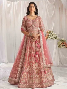 Golden Bridal Outfit