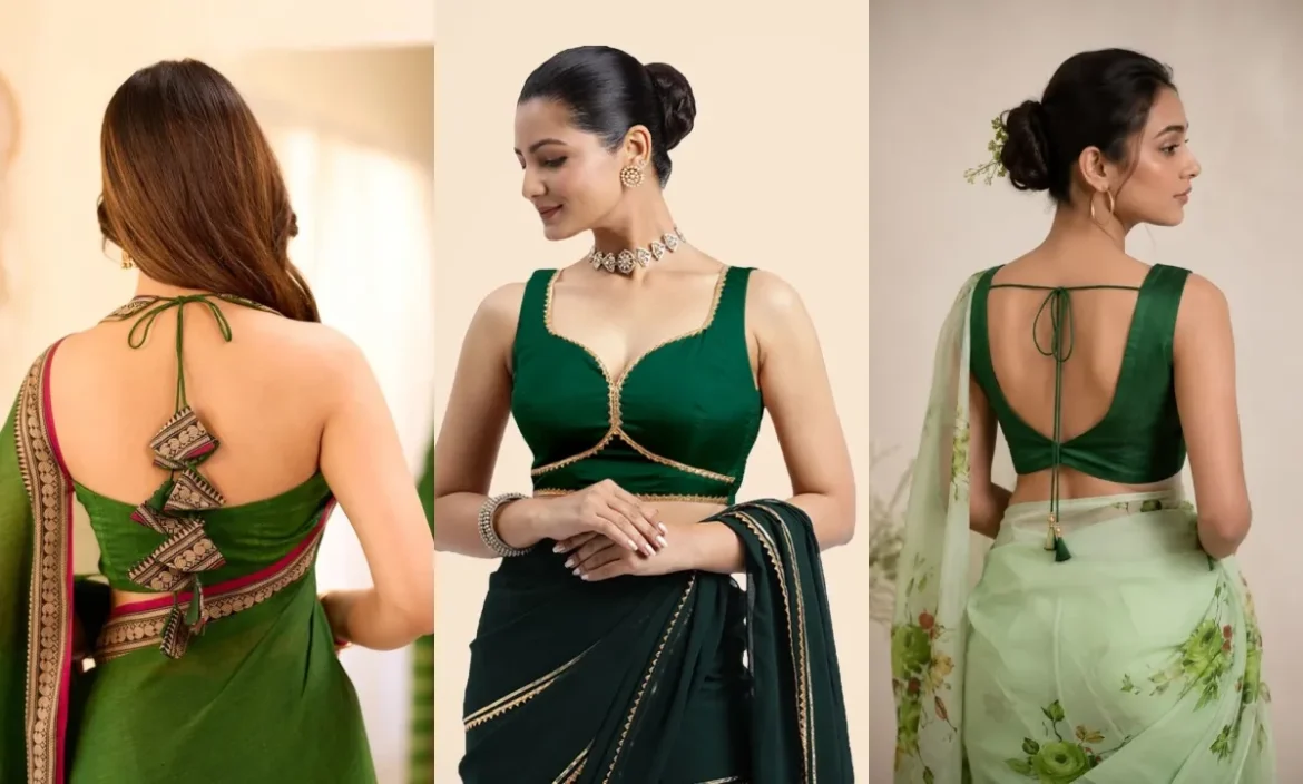 हरियाली तीज पर साड़ी लुक को बनाना है सबसे स्टाइलिश? ट्राई करें ग्रीन Sleeveless Blouse के ये 6 बैक डिज़ाइन