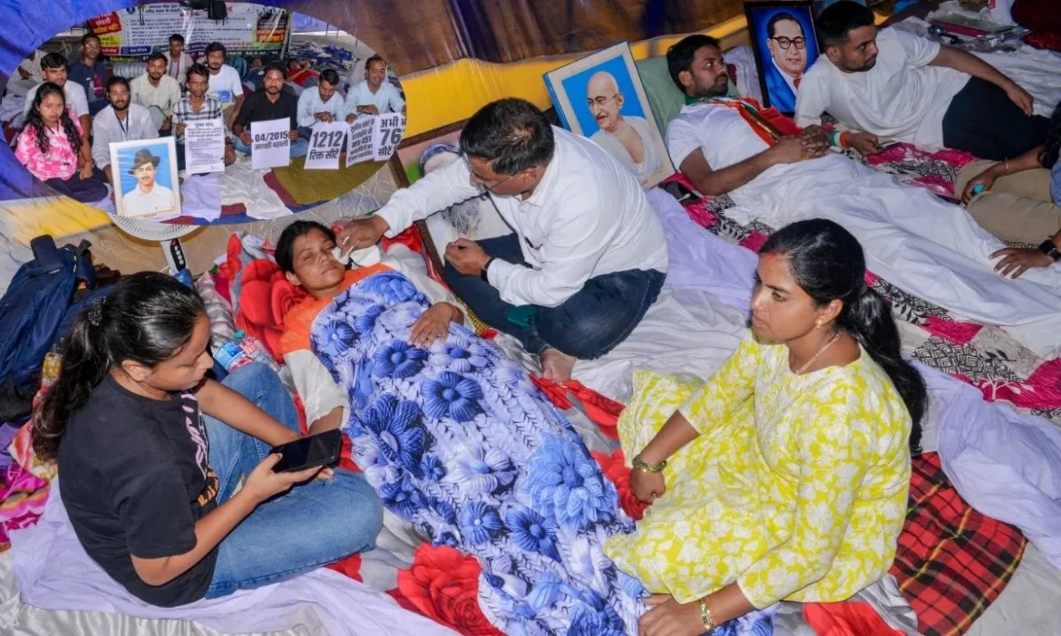 Jharkhand exam stir plan CM residence gherao
