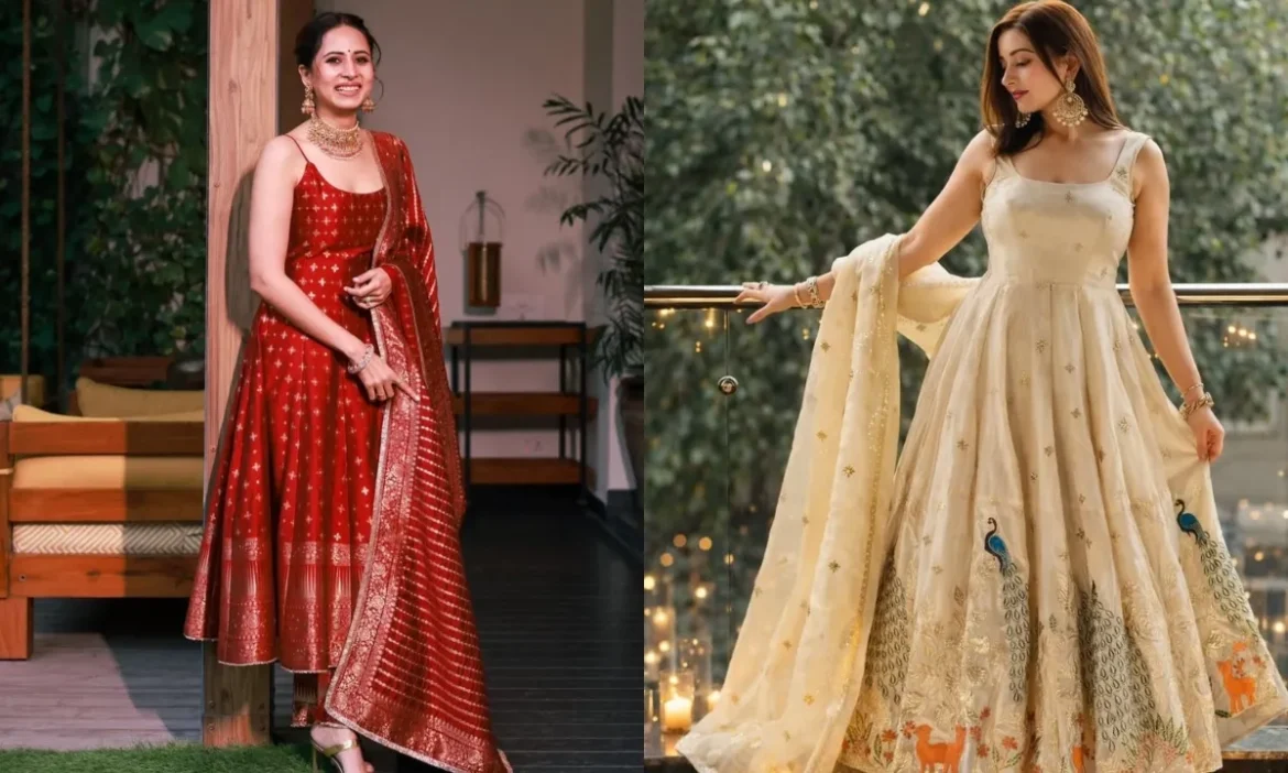 इस फेस्टिव सीजन Anarkali का जलवा, ये 6 लेटेस्ट कुर्ता सेट देंगे आपको रॉयल और ट्रेंडी लुक