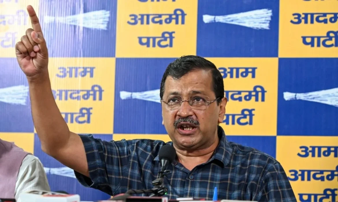 AAP Arvind Kejriwal visited Tilak Nagar