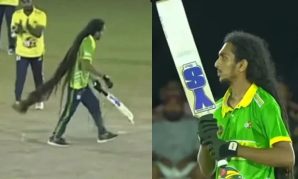stir created over batsman hairstyle batting