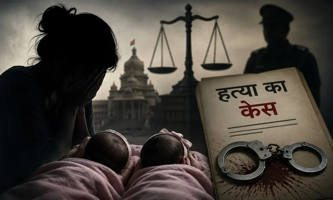 बेंगलुरु में ममता हुई शर्मसार? चार महीने की जुड़वां बेटियों की मौत, मां के खिलाफ हत्या का केस