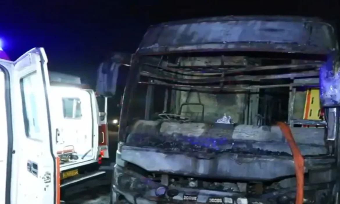 Noida Bus Fire