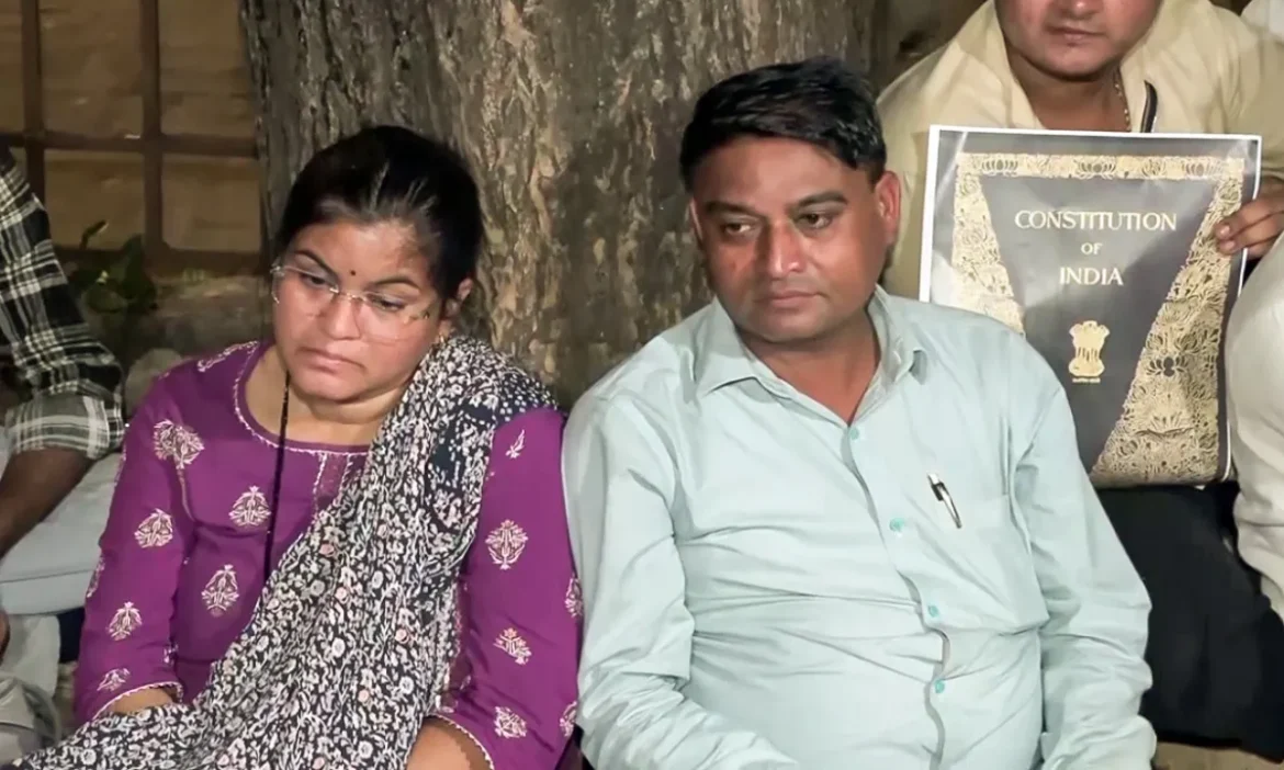 Sahil Wakode Father Protest