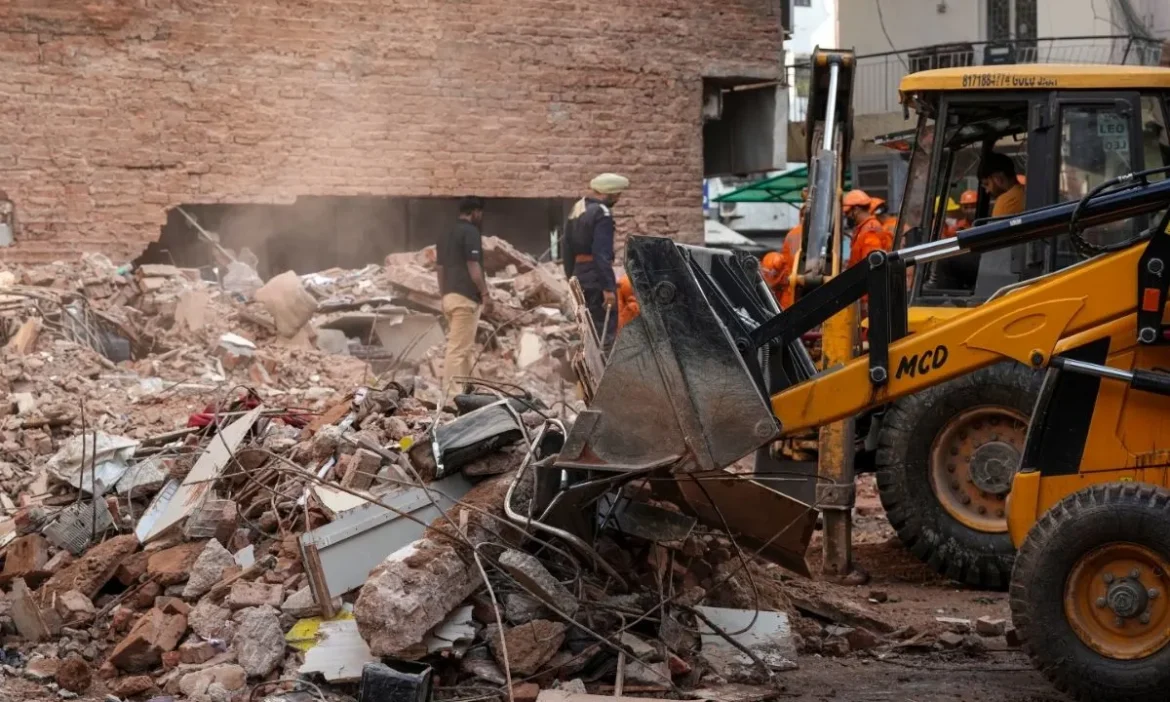 Satya Niketan building collapse Owner Bhiwadi Arrest