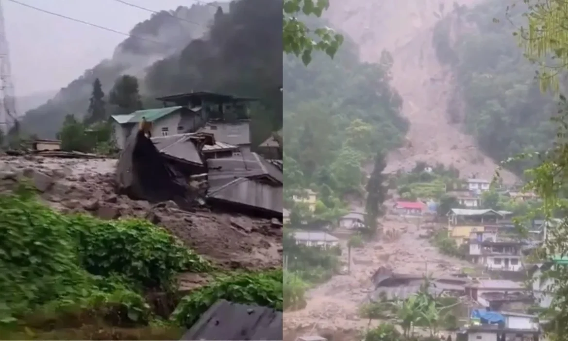 Sikkim Rain-induced landslides wreak havoc