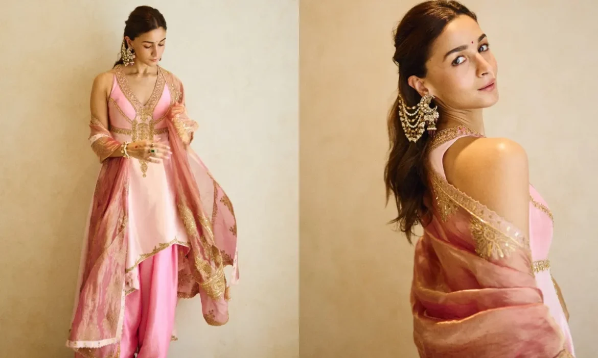 Alia Bhatt का पिंक पटाखा लुक, बेटी राहा से मैच करती दिखीं एक्ट्रेस; ट्रेडिशनल अंदाज में लगाया स्टाइल का तड़का